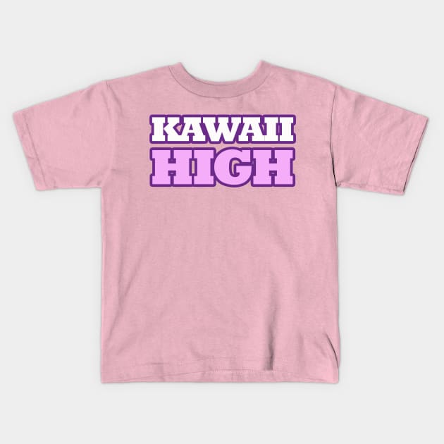 Kawaii High Kids T-Shirt by mginley
